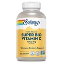 SOLARAY Super Bio Buffered Vitamin C 1000 mg Time Release, 360 VegCaps | Immune, Heart & Antioxidant Support - Buffered with Bioflavonoids - 180 Servings - Vegan, Lab Verified