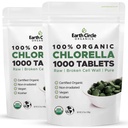 Organische Chlorella Tabletten 1.000 Graaf Hoge Potentie Superfood 