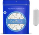 Capsulin Gekleurde grootte 0 Lege capsules Wit/Wit 50000 Aantal Gemaakt in Noord- en Zuid-Amerika