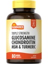 Sundance Glucosamine Chondroitin met MSM en Kurkuma 80 Caplets 