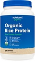 Nutricost Organic Rice Protein Powder (2 LB) - Glutenvrij, Non-GMO (van Bruin Rijst)