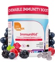 Zahler Kids Immune Ondersteuning Supplement met Vlierbessen, Zink en Vitamine C D3 A - Grape Flavored Kauwtabletten - Koosjer voor kinderen leeftijden 4 en hoger, 60 Tellen
