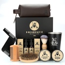 Baard Kit Cadeaus voor mannen, Vaderdag Verjaardag Cadeaus voor mannen Dad Hem, Grooming & Triming Tool Complete Set, Baard Care Kit met 2 Baard Groei Olie/Balm/Brush/Comb/Scheerzeep/Cup&Storage Bag