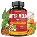 Biologische Bitter Meloen Extract Capsules - 60 Pillen 2 Maand - Gecombineerde Neem, Fenegriek, Curcumine, Knoflook & Papaya