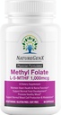 Methylfolaat MTHRF supplement - 1000 mcg Bioactive Vitamin B9 (5-MTHF) - Ondersteunt Zwangerschap en foetusgezondheid - 60 capsules - Glutenvrije