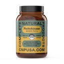 Produits naturels complets Capsules de Nattokinase - 100 Compte 570Mg 6000Fu'S, soutenir la circulation saine, enzymes de Natto, sans gluten, enzymes de soja pur, végétalien, non-OGM
