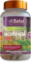 Betel Natural Premium D'origine biologique Moringa Oleifera Capsules Flavonoïdes incroyables - 1500 mg par portion