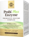 Solgar Probi Plus Enzyme Complex, 30 Capsules - 20 Miljard CFU Probiotic Plus Enzymes - Eenmaal daags - Klinisch gestuded om Occasional Gas & Bloating - Non-GMO & Dairy Free, 30 Serves