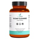 15-Dag Colon Reiniging van de detox & Gut Health Ondersteuning met Probiotica, Aloë Vera, Licorice Root & Psyllium Husk 