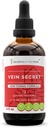 Vein Secret Alcohol, Glycerite Butcher's Broom, Horse Chestnut, Prickly Ash, Rosemary, Stoneroot. Tinctuur, Herbal Extract Vein Tonnig Formule (4 FL OZ)