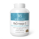 WomenSense by Natural Factors, RxOmega-3 Visolie, ondersteunt een gezond hart en gewrichten met Primrose olie, Omega-3 DHA en EPA, Glutenvrij, 120 softgels (60 porties)