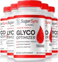 NutraRize (5 Pack) Sugar Sync Glyco Optimizer Capsules, Officiële SugarSync Glyco Optimiser, Sugar Sync Joint Optimizer, Sugar Sync Gluco Cleanse Detox Formula, SugarSync Glycol Reviews (300 Capsules)