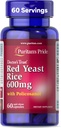 Puritanen Pride Doctors Trust® Red Gist Rice 60mg met Policosanol, Dieetsupplement, 60 Rapid Release Capsules