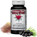 Kroeger Herb producten, Mannen Special Prostate Support Supplement voor Mannen met Zag Palmetto, Zwarte Walnoot & Cornsilk, Herbal Urinary Health Formula Made in USA