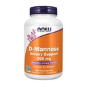 NOW Foods Supplements, D-Mannose 500 mg, Non-GMO Project Geverifieerde, gezonde urinetrek*, 240 Veg Capsules