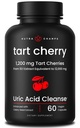 Biologische Tart Cherry Extract Capsules 12.000mg - Gemaakt van Montmorency Tart Cherry Concentrate, Selderij Zaad & bosbes - Uric Acid Cleanse & Joint Support - Vegan Capsules