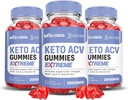 Justified Laboratories (3 Pack MIcrobio Keto ACV Gummies Extreme 2000MG Micro Bio Keto Gummies Apple Cider Vinegar Geformuleerd met Granaatappel Beet Sap Poeder B12 Vegan Non GMO 180 Gummys