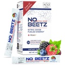 N.O. Beetz Nitric Oxidation Supplement for Pre-Workout & Endurance Beetroot, Peak ATP & Electrolytes for Energy & Hydration Boosts Blood Flow & Muscle Recovery 