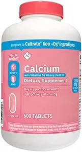 Mark Calcium 600 mg met vitamine D-3 600 tabletten