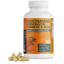 Bronson Glucosamine Chondroitin Turmeric & MSM Advanced Joint & Cartilage Formula, ondersteunt gezonde gewrichten, mobiliteit & cartilage - niet-GMO, 90 capsules