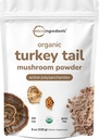 Micro Ingrediënten Biologische Turkije Tail Mushroom Poeder (50:1 Extract), 8 Ounce Gevroren met actieve polysacchariden, Ondersteunt Immune Response & Cellular Level, Huisdiervriendelijk