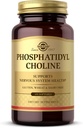 Solgar Fosfatidylcholine, 100 Softgels - Bevorderen van gezonde cognitieve functie - Afgeleid van Lecithine - Bevat Choline voor Neurotransmitter Acetylcholine - Glutenvrij, Zuivelvrij - 50 porties