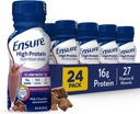 Zorg ervoor dat High Protein Milk Chocolate Nutrition Shake, klaar om te drinken, 16g proteïne en 27 vitaminen en mineralen, 8 fl oz, 24 Pack