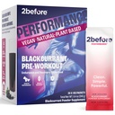 2avant Blackcurrant I Tous naturel Vegan pré entraînement, sans caféine I énergie propre, endurance, récupération I pré entraînement femmes et hommes I 20 x Packets individuels I Informed Sports Certifié
