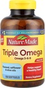 Triple Omega 3-6-9, 150 Softgels Value Size, Omega Supplement voor de gezondheid van het hart