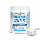 Magnesium complex poeder - 8 soorten Magnesium, L-Threonaat (Magtein), Glycinate, Malate, en meer voor Brain Health, Ontspannen, Maximale Absorptie - Unflavored, 30 porties