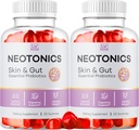 (2 Pack) Neotonics Huid en Gut Gummies, Neotonics Huid & Gut Essential Probiotics Gummies, Neotonics Huid en Gut Gummies Reviews, Neotonics Reviews, Neotonics Gummies, 120 Gummies Gedurende 2 maanden