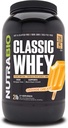 NutraBio Classic Wei Proteïne Poeder- 25G eiwit per scoop - volledig spectrum Aminozuur profiel - Geen fillers, kunstmatige kleuren, conserveringsmiddelen - Oranje droom, 2 pond