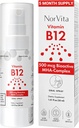Vitamine B12 Spray 500 mcg (150 porties) - Quick Absorptie MHA Complex (Methylcobalamine, Hydroxycobalamine, Adenosylcobalamine) - Vegan, Non-GMO, Liquid B12 Supplement