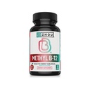 Zhou Methyl B12 - Methyl B-12 Supplement voor vrouwen en mannen, Vitamine B12 5000 mcg, Vegan vriendelijk, Cellular Energy en Zenuwfunctie ondersteuning, Methylcobalamine - 60 Micro Lozen