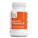 Terry Naturally BioActive Vitamin B - Aid Heart Health with Bioactive B Vitamins - Supplement with Folate & Calcium - B Complex Vitamin to Aid Nervous System Function - 60 Capsules