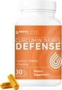 NERVE RENEW Curcumin Nerve Defense with Meriva Curcumin Phytosome for Complete Nerve Nurishment and Comfort - Geoptimaliseerde Curcumin met Black Pepper Extract - 30 Capsules