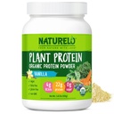 NATURELO Plant Proteïne Poeder, Vanille, 22g Proteïne - Non-GMO, Veganistisch, Geen Gluten, Zuivel, of Soja - Geen kunstmatige smaken, synthetische kleurstoffen, conserveringsmiddelen, of additieven - 20 Servers