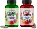 LifeSeasons Fruits & Veggies Suppléments - 40 Superaliments Fruits & Légumes - Soutien nutritionnel pour l'immunité et le mieux-être - Vitamines Minéraux & Antioxydants - 3X Potence - 90 Compte (paquet de 2)