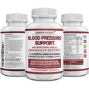 Bloeddruk ondersteunende supplementen - Gezond hart, Cholesterol, Cardio, Hypertensie, Hoge BP - 13 Vitaminen & Kruiden - Foliumzuur, Vitaminen C B6 & B12, Hawthorn Olive Leaf Knoflook Hibiscus, 90 Capsule