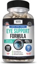 Kaya Naturals Supplément santé des yeux - Lutéine et Zeaxanthin - Soutient la souche oculaire, les yeux secs et la santé de la vision - 800mg Supplément vitamine - 180 Compte