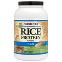 Protéine de riz ordinaire nutribiotique, 3 Lb (1,36 kg) , Poudre de glucides, de légumes et de protéines brutes , cultivée et transformée sans produits chimiques, gluten ou OGM , facile à digérer