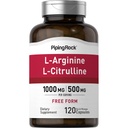 Piping Rock L-Arginine L-Citrulline Supplement 1500 mg 