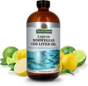 Nature's Answer Cod Liver Oil Liquid Supplement, 16-fluid Ounces 
