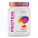 FoxyFit Protéine pour elle, Caramel Mocha Whey Protéine Poudre avec CLA et Biotine pour un Glow santé (1,85 lbs)