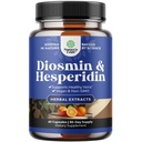Complexe Diosmin Hespéridin 1000mg pour les adultes - Supplément orange amère pour le soutien des veines varices, la santé des jambes et des pieds de sang - Suppléments Diosmin & Hespéridin de Citrus Aurantium - 60 Compte