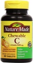 Nature Made - Vitamine C 500 mg, 120 Kauwtabletten (Twin Pack 2 x 60)