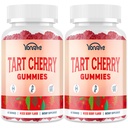 3300mg Gummées de cerise de tart pour le nettoyage de l'acide Urique, le sommeil, le gout, l'articulation et le soutien du rein – Extrait de cerise de tart avec graines de céleri, mélatonine, vitamine C – Détox et antioxydant – Mélange de saveur de baie, 120 Compte