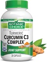 Botanische keuze Curcumin C3 Complex met Bioperine - Volwassen Dagelijkse Supplement - 30 Pillen