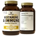 HEART & SOIL – Supplément de soutien à l'histamine et à l'immunogénèse à 100 % de l'herbe de bovins régénératifs avec Thymus, Lung, Spleen, Foie et Rein – Immune Defense – Bouteille en verre – 180 capsules