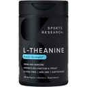 Sportonderzoek L-Theanine 200mg met biologische Kokosolie Suntheanine Supplement voor Focus, Ontspanning en Alertheid Dubbele sterkte, Non-GMO & Glutenvrij